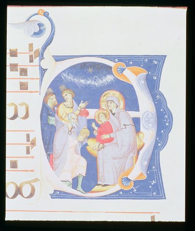Ms 561 f.37r Historisierte Initiale 