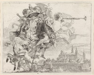 Wappen von Karl Philip von Greiffenklau, Fürstbischof von Würzburg von Giovanni Domenico Tiepolo
