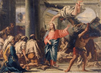 Christus am Teich Bethesda von Giovanni Domenico Tiepolo