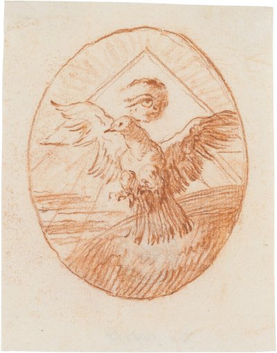 Taube und Auge Gottes, Sinnbild des Hl. Geistes von Giovanni Domenico Tiepolo