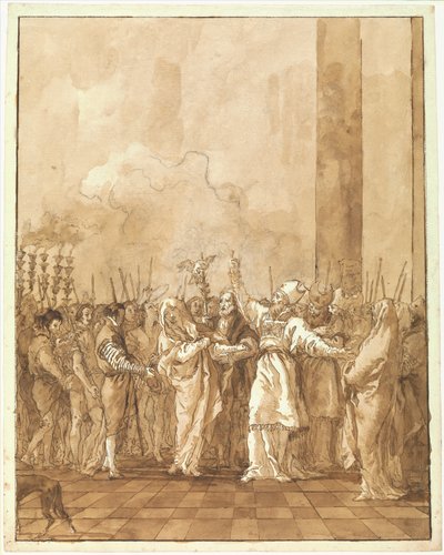 Die Verlobung Mariens von Giovanni Domenico Tiepolo