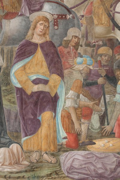 Mailand, Refektorium des Cenacolo Vinciano, Donato Montorfano, Kreuzigung Christi von Giovanni Donato Montorfano