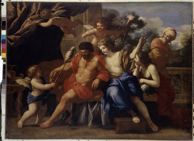 Herkules und Omphale von Giovanni Francesco Romanelli