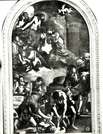 Das Begräbnis der Heiligen Petronilla von Giovanni Francesco Barbieri