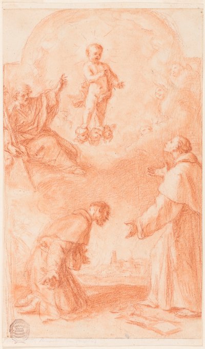 Entwurf für ein Altarbild von Giovanni Francesco Barbieri