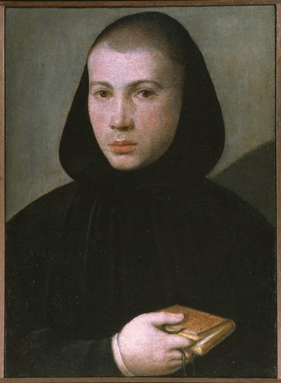 Porträt eines jungen Benediktinermönchs, erste Hälfte des 16. Jahrhunderts von Giovanni Francesco Caroto