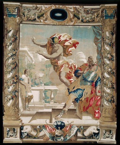 Merkur sagt Aeneas, er solle Karthago verlassen, 1679 von Giovanni Francesco Romanelli