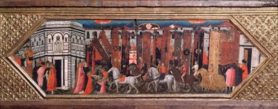Holztruhe mit Darstellungen des Festes von San Giovanni Battista in Florenz von Giovanni Francesco Toscani