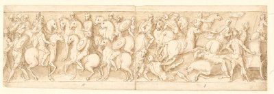 32 Kopien nach der Marcus-Aurelius-Säule, Piazza Colonna in Rom von Giovanni Guerra
