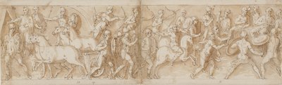 32 Kopien nach der Marcus-Aurelius-Säule, Piazza Colonna in Rom von Giovanni Guerra