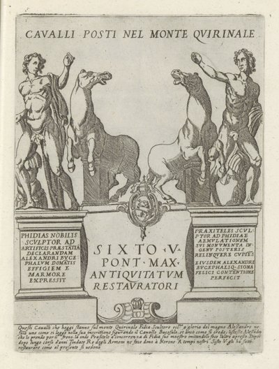 Dioskuren auf dem Quirinal von Giovanni Maggi