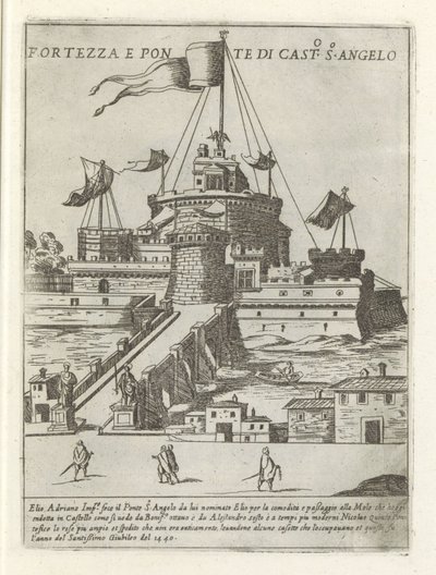 Engelsburg und Engelsbrücke von Giovanni Maggi