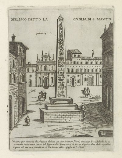 Obelisk in Rom von Giovanni Maggi