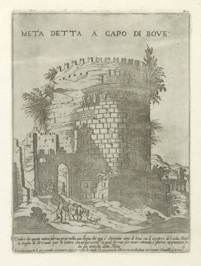 Grabmal der Caecilia Metella in Rom von Giovanni Maggi