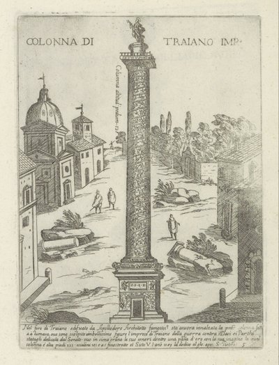 Säule des Trajan in Rom von Giovanni Maggi