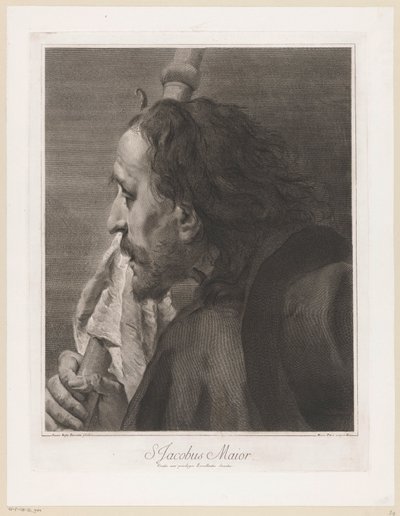 Apostel Jakobus der Ältere (S. Jacobus Maior) (Apostelen) von Giovanni Marco Pitteri