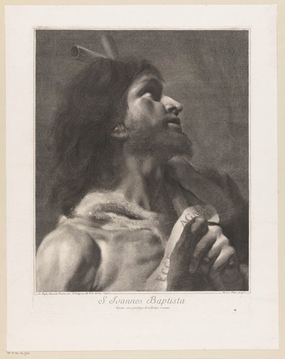 Der heilige Johannes der Täufer von Giovanni Marco Pitteri