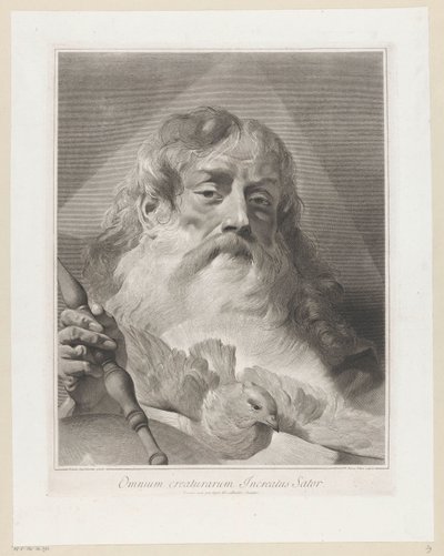 Gott der Vater mit Taube von Giovanni Marco Pitteri