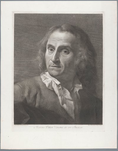 Porträt des Kupferstechers Giovanni Marco Pitteri von Giovanni Marco Pitteri