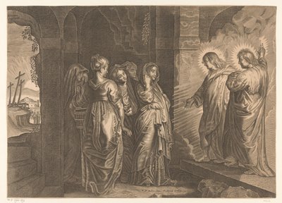 Heilige Frauen am Grab Christi von Giovanni Merlo (attributed to)