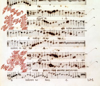 Agnus Dei der „Mages of Mantua“ von Giovanni Pierluigi da Palestrina (1525 - 1594), italienischer Komponist. von Giovanni Pierluigi da (after) Palestrina