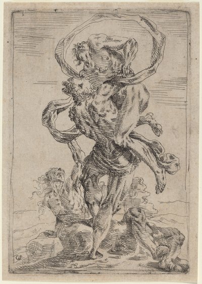 Herkules und Antäus von Giovanni Pietro Possenti