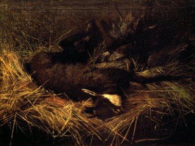 Toter Gämse von Giovanni Segantini