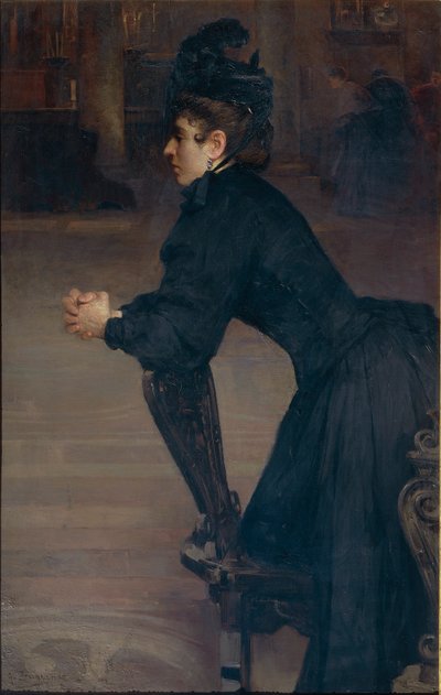 Die Witwe von Giovanni Zangrando von Giovanni Zangrando