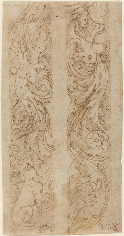 Groteske Dekorationen für Wandpaneele von Giovanni da Udine