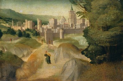 Szenen aus einer Legende, wahrscheinlich ca. 1515-1520 von Giovanni di Lorenzo Larciani