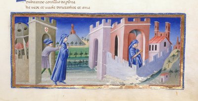 Dante wird aus Florenz verbannt und komponiert sein Gedicht im Exil, aus Paradiso in 