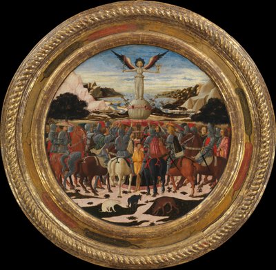 Triumph des Ruhms, eine Geburtsplatte von Lorenzo dem Prächtigen, ca. 1449 von Giovanni di Ser Giovanni Scheggia
