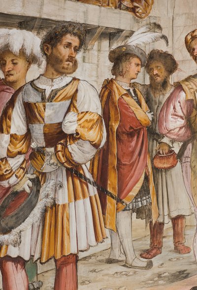Zentrales Kirchenschiff, Fünfter Südspan, Christus vor Pilatus von Girolamo Romanino