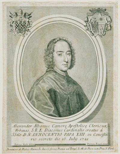 Kardinal Alessandro Albani von Girolamo Rossi