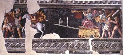 Fragment einer Triumphszene von Giulio (school of) Romano