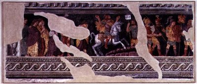 Fragment einer Triumphszene von Giulio (school of) Romano
