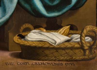 Kapelle des Allerheiligsten Sakraments, Zweites nördliches Joch, Letztes Abendmahl, Detail 1569 von Giulio Campi