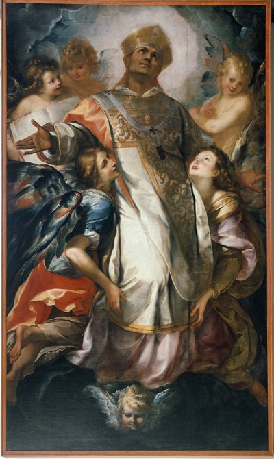 St. Karl Borromäus in Herrlichkeit von Giulio Cesare Procaccini