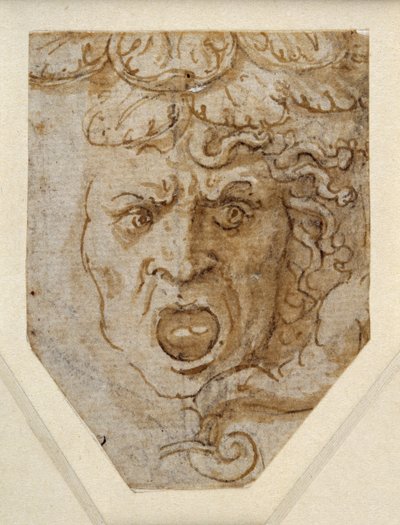 Kopf der Medusa von Giulio Romano