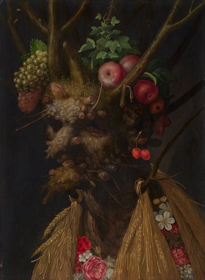 Vier Jahreszeiten in einem Kopf von Giuseppe Arcimboldo