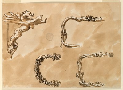 Türklopfer und Metalltaschenrahmen von Giuseppe Barberi