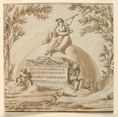Grabdenkmal für Astronom Giovanni B. Fagiuoli von Giuseppe Barberi