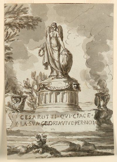 Grabdenkmal für Melchiore Cesarotti, Professor in Padua von Giuseppe Barberi
