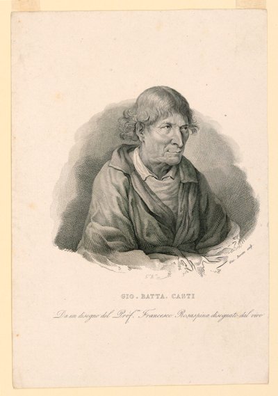 Porträt von Giovanni Battista Casti (1721-1803) von Giuseppe Beretta