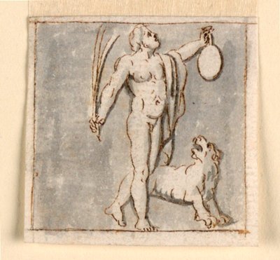 Dionysos mit Panther von Giuseppe Bernardino Bison
