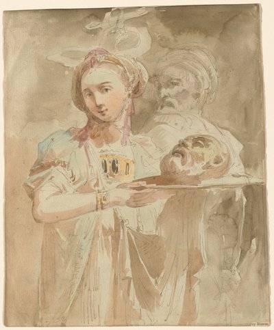 Salome mit dem Kopf von Johannes dem Täufer von Giuseppe Bernardino Bison