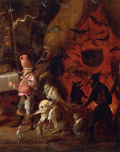 Hexen treffen sich (Detail) von Giuseppe Bernardino Bison