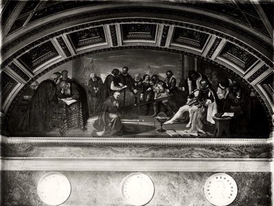 Der Prozess von Galileo (1564-1642) (Detail) von Giuseppe Bezzuoli