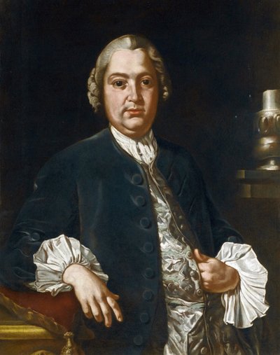 Porträt des Komponisten Niccolò Jommelli (1714-1774), von Giuseppe Bonito von Giuseppe Bonito
