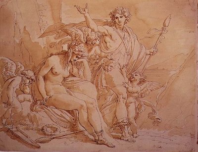 Bacchus und Ariadne, 1780 von Giuseppe Cades